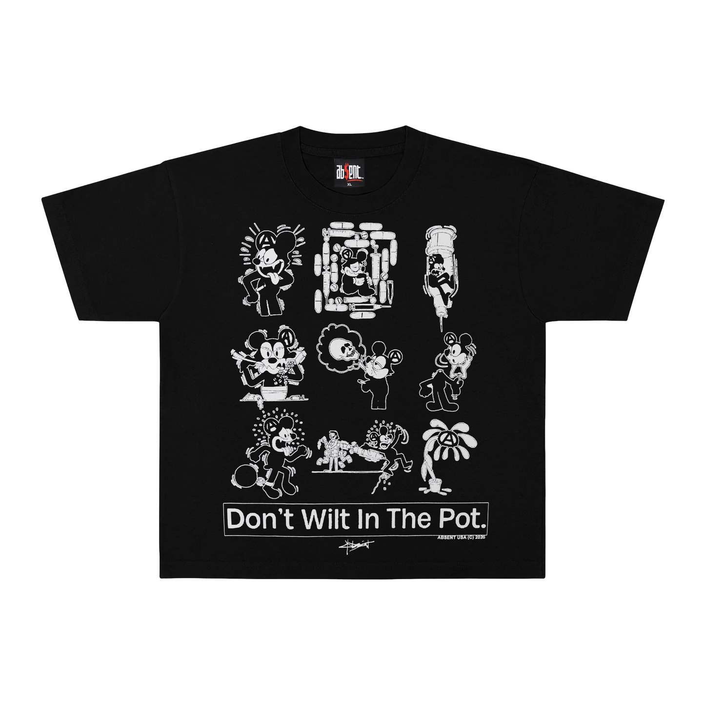 07. WILTING SHIRT BLACK