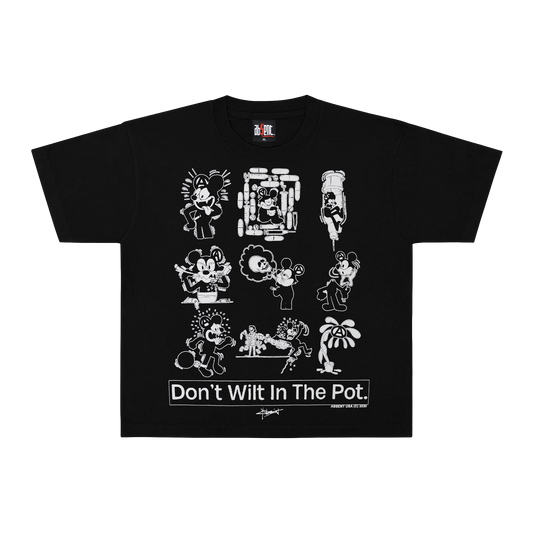 07. WILTING SHIRT BLACK