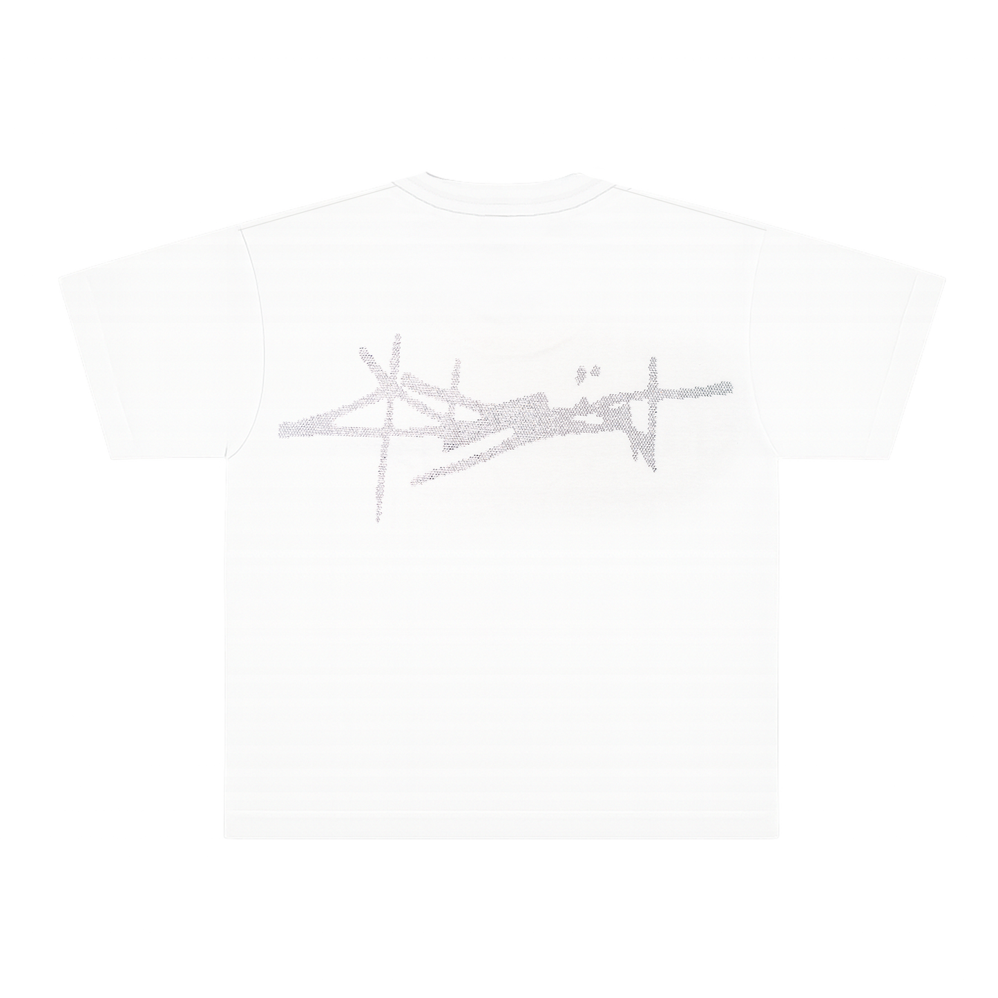 06. RHINESTONE LOGO SHIRT WHITE