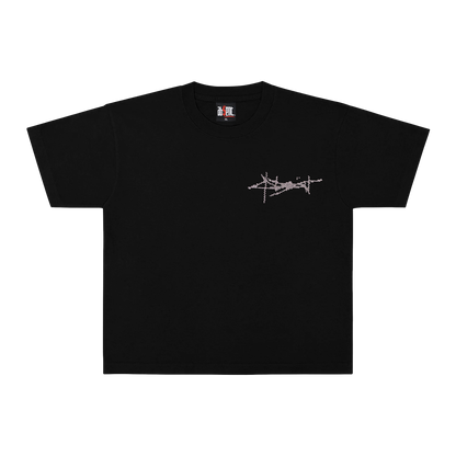 05. RHINESTONE LOGO SHIRT BLACK