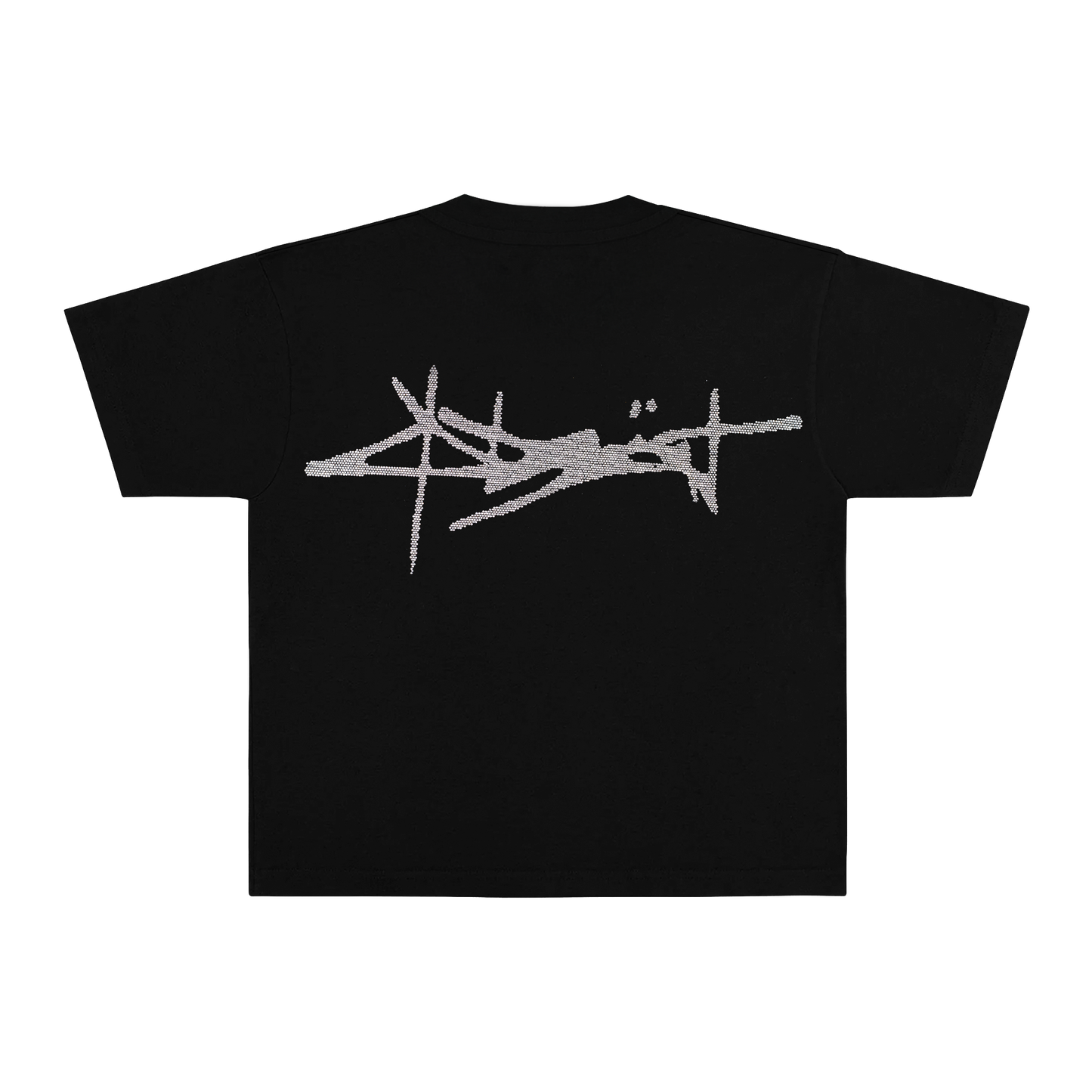 05. RHINESTONE LOGO SHIRT BLACK